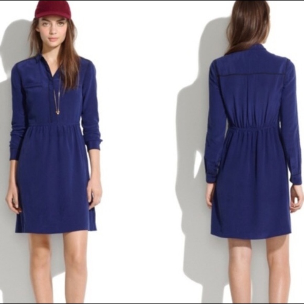 Madewell Silk Cinema Dress